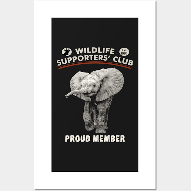 Charming Baby Elephant for Wildlife Supporters Wall Art by scotch